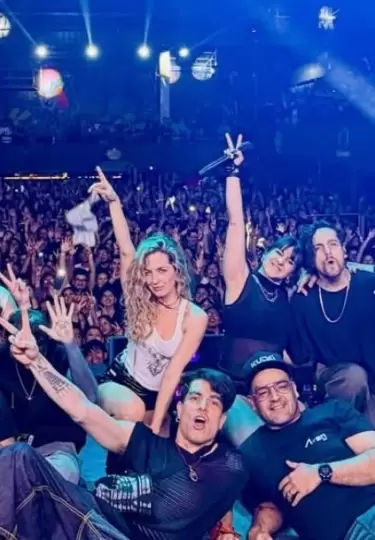 Kudai tuvo un invitado especial en el concierto de Bolivia.