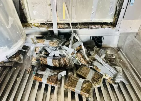 Droga con destino a Alemania fue incautada este 01 de octubre de 2026.
