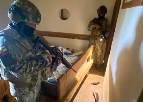 Imagen referencial de un operativo militar ejecutado en la provincia de Esmeraldas.
