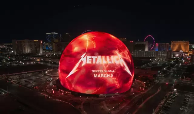 Metallica sorprendi� en su primera noche en The Sphere.