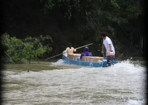 Inundaciones en Esmeraldas, donde cientos de familias resultaron afectadas por el temporal invernal.