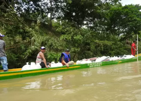 Inundaciones en Esmeraldas, como consecuencia de las intensas lluvias de octubre del 2026.