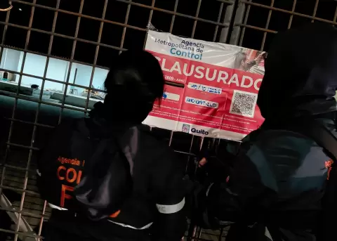 Cinco locales fueron clausurados en Quito por distintas razones, entre el 8 y 10 de octubre de 2026.