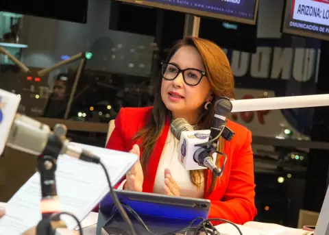 Nataly Morillo, ministra de Gobierno.