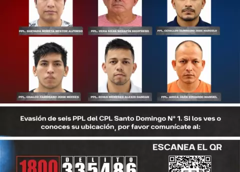 El 12 de octubre de 2026 la Polic�a emiti� una alerta para ubicar a los presos que se fugaron de la c�rcel de Santo Domingo.