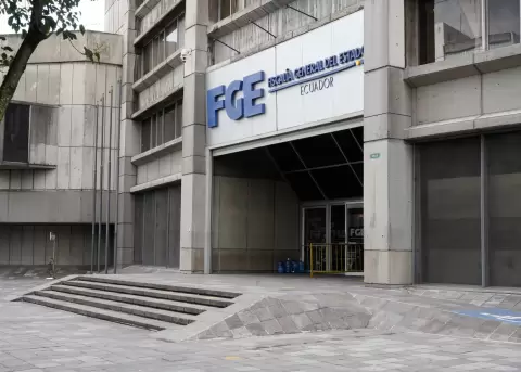 Exteriores de la Fiscal�a General del Estado, en Quito, Ecuador.