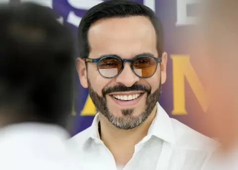 Fotograf�a de archivo en la que se capt� al presidente de Colombia, Abelardo de la Espriella, durante un acto p�blico, en C�cuta (Colombia).