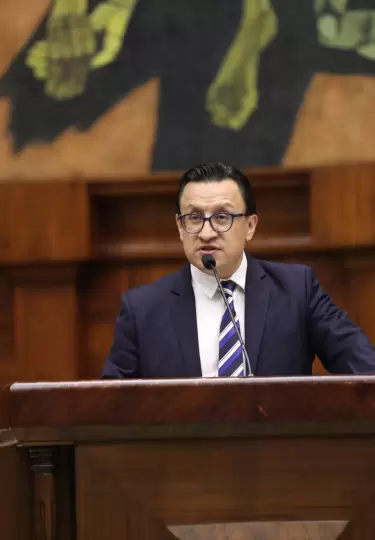 David Rosero, consejero de Participaci�n Ciudadana y Control Social, censurado y destituido en el Pleno de la Asamblea Nacional.