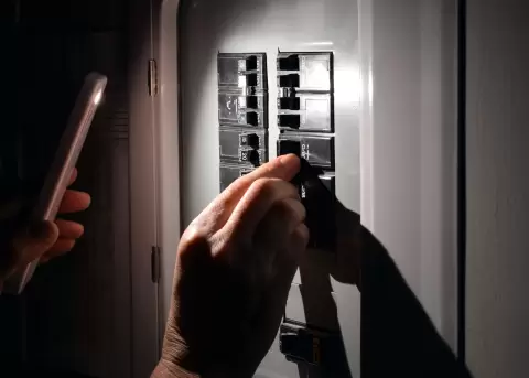 Cortes de energ�a el�ctrica en Ecuador.