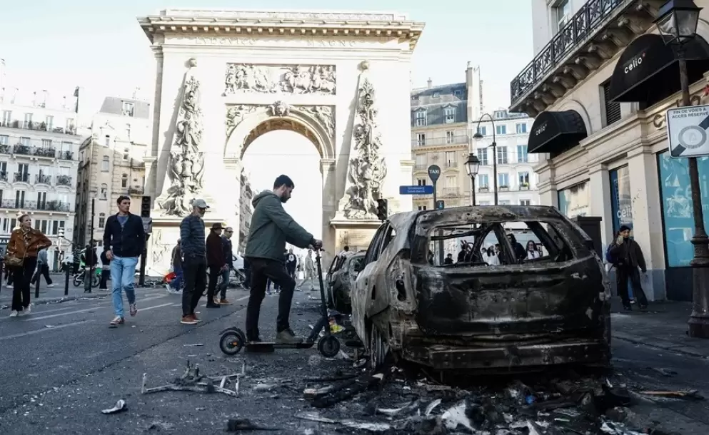 El 85% de los detenidos en la nueva ola de protestas en Francia son menores de edad