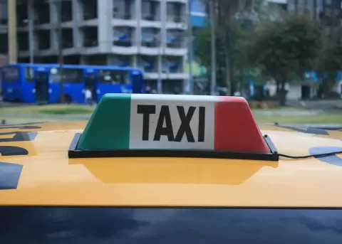 Taxi en Quito.