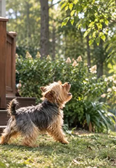Benny quer�a cuidar su territorio del oso.