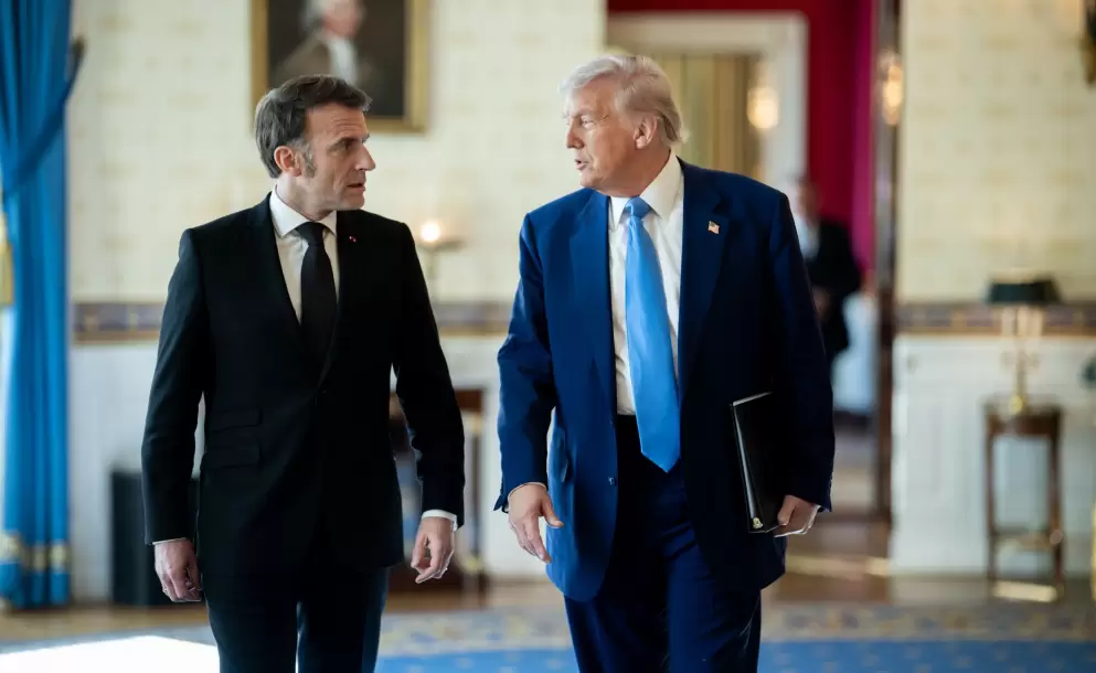 Macron acusa a Trump de manipular las protestas francesas