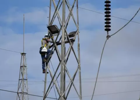 Desconexiones el�ctricas en Ecuador.