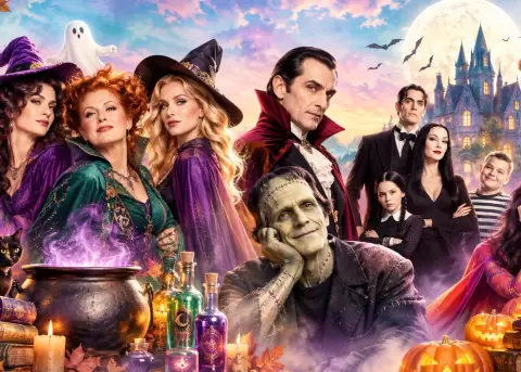 Brujas, vampiros, hechizos, criaturas, nostalgia y comedias sobrenaturales para disfrutar Halloween con estilo.