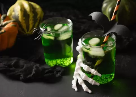 Halloween tambi�n se disfruta con deliciosas bebidas sin alcohol.